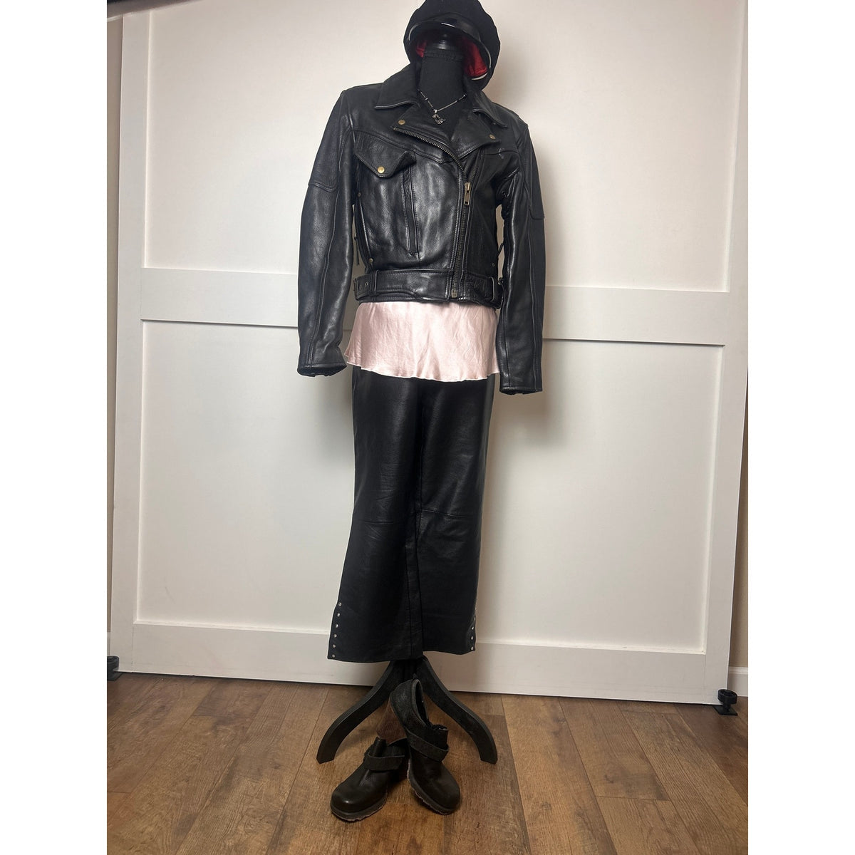 Cropped moto jacket insulated, breathable 18” ptp
