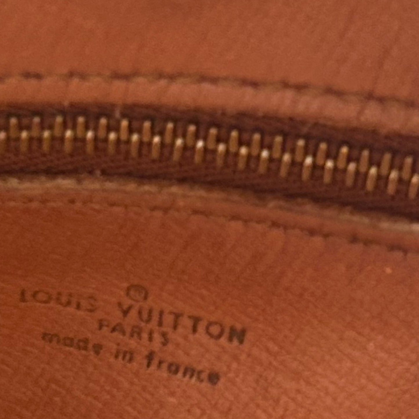 Upcycled Vintage Boho Brown Jeune Fille Fringe Louis Vuitton monogram leather