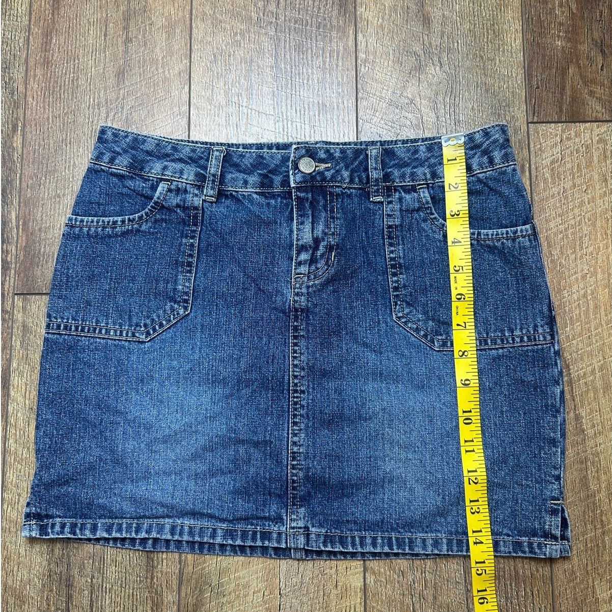 y2k canyon river blues denim mini skirt size s
