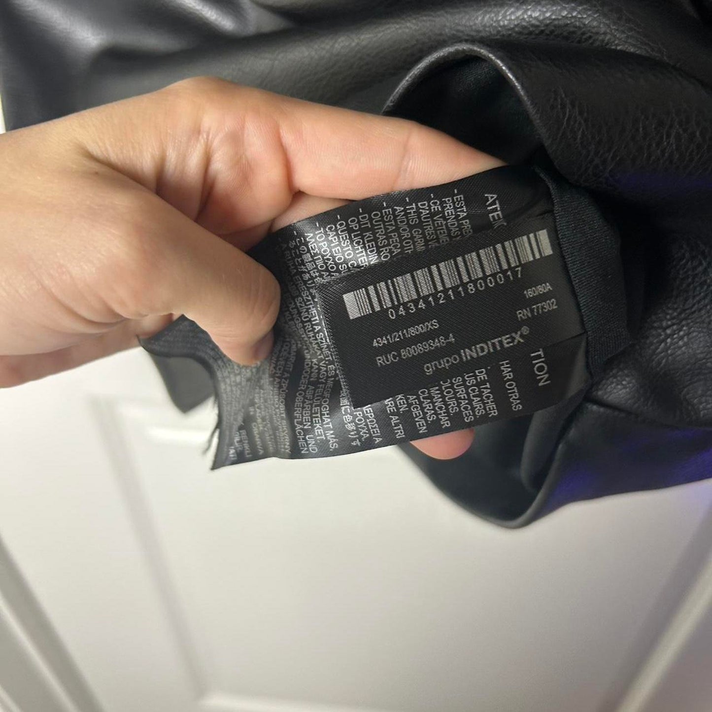 Zara nwt faux leather biker moto jacket