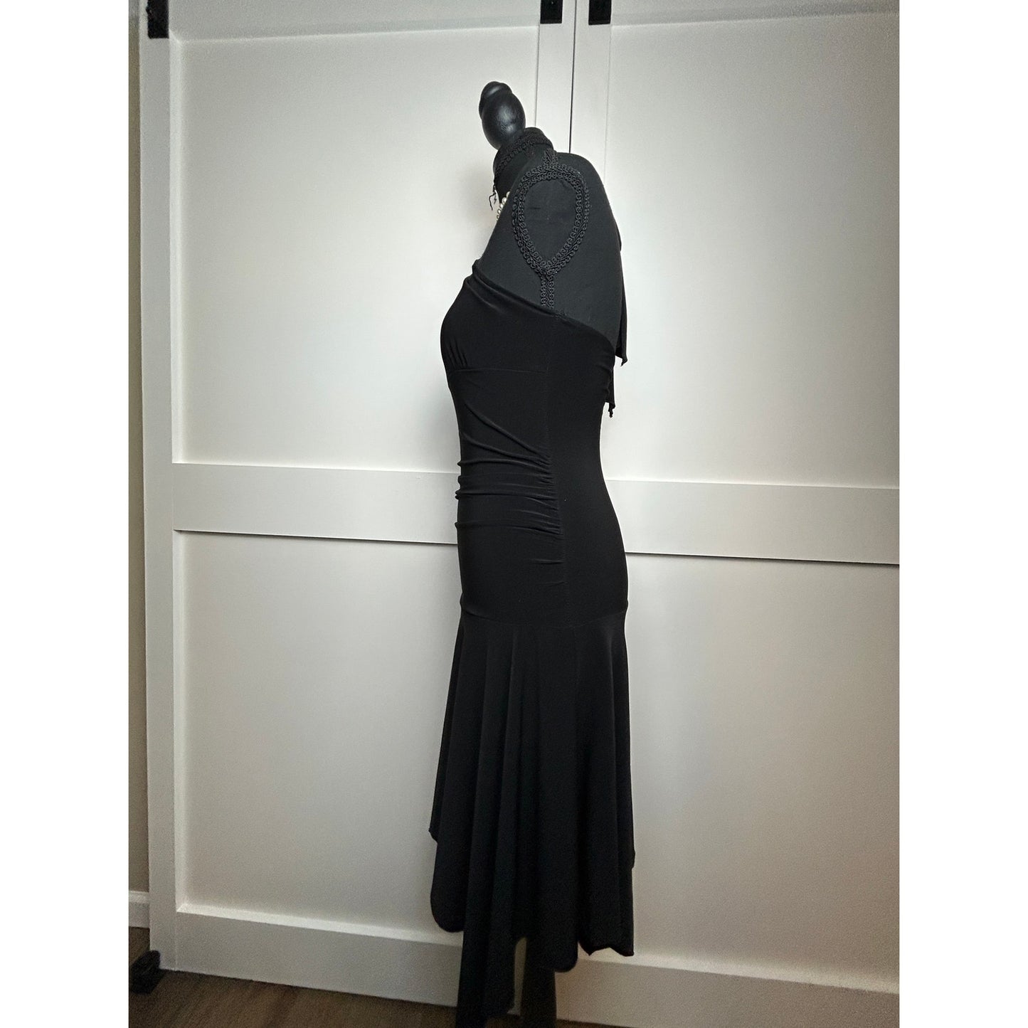 Y2K Indie Sleaze Dark Fairy Asymmetrical Hem Halter Dress MOCA Size M Going Out