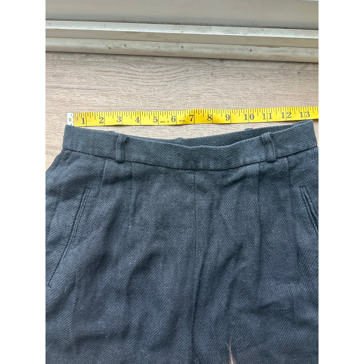 vintage carlisle silk pleated trouser size 6