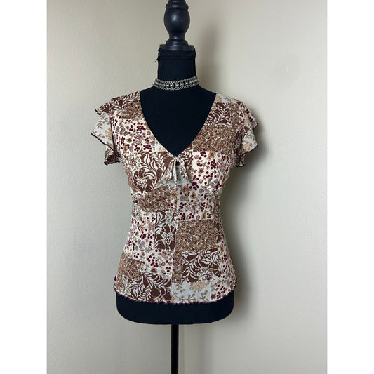 y2K Indie Sleaze “Eye Candy” Graphic Top Size Large Edgy Grunge Club Kid