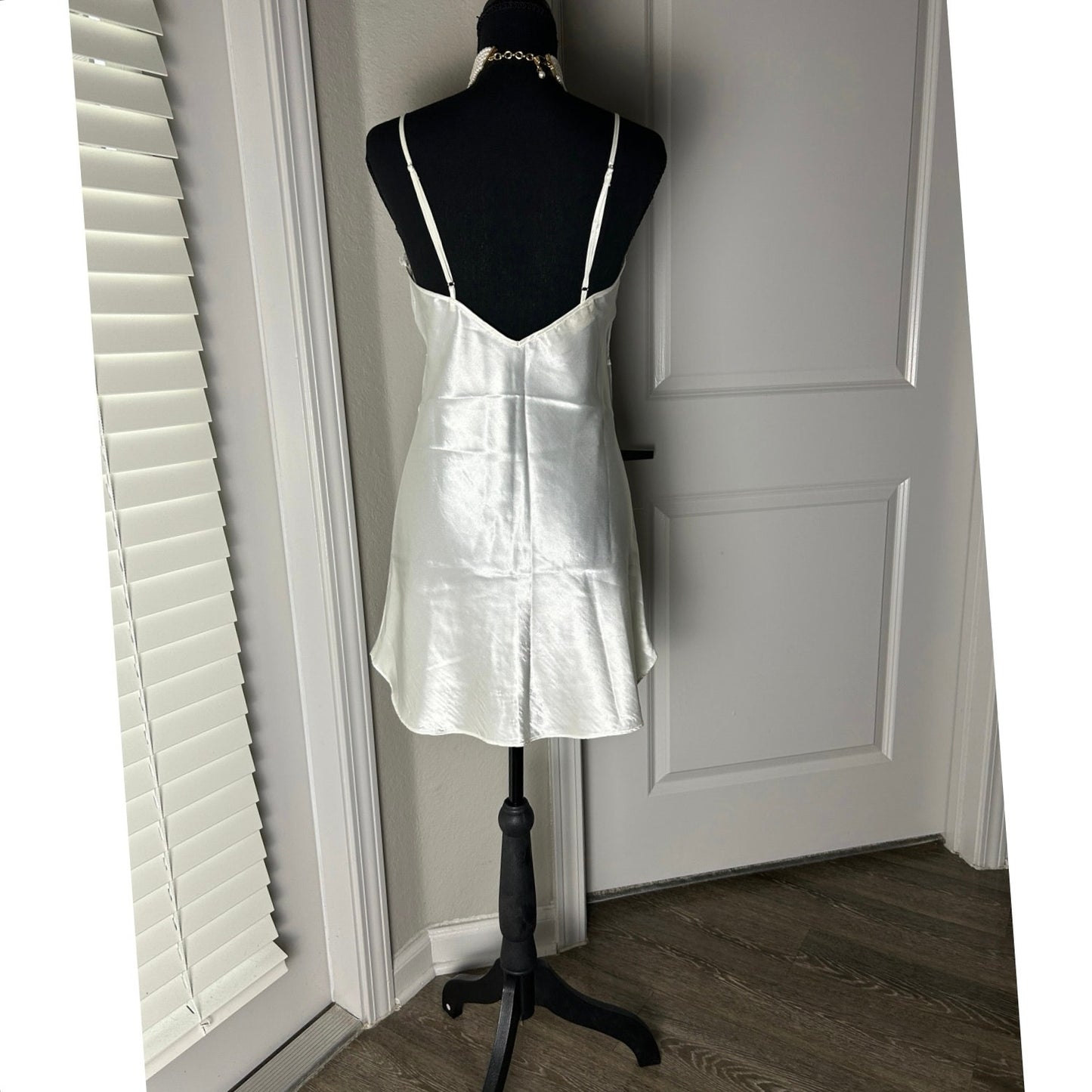 1990s victoria secret gold label coquette babydoll slip dress size s