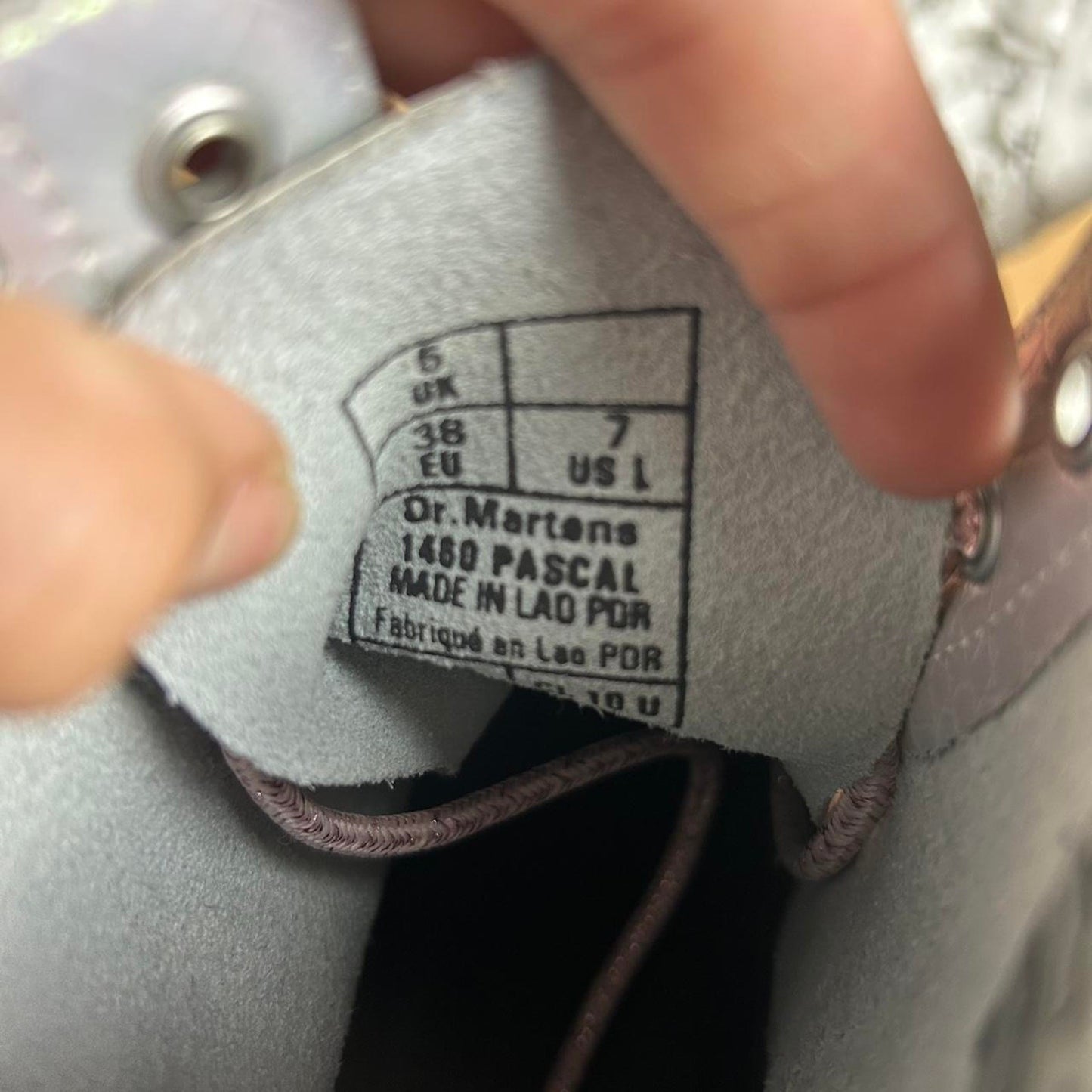 Nib silver dr martens pascal