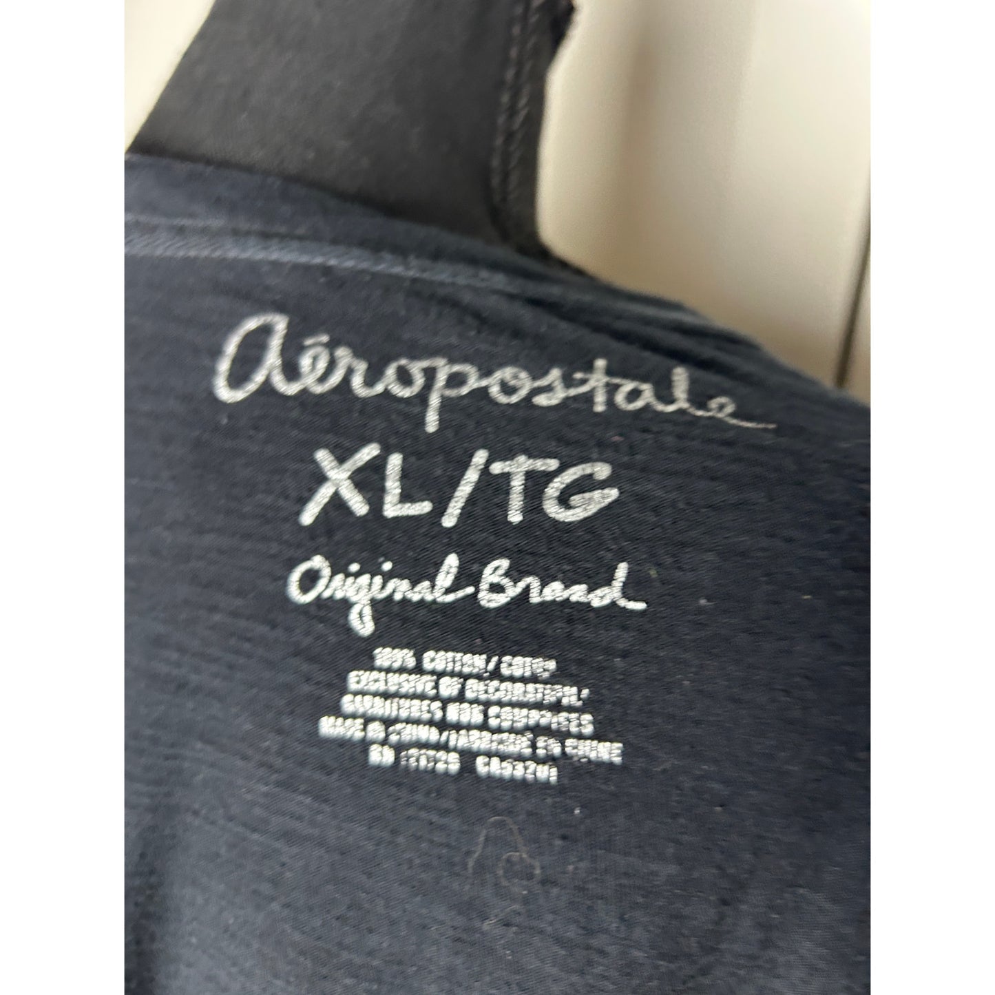 Y2K Aeropostale Babydoll Top XL V Neck Indie Sleaze Coquette