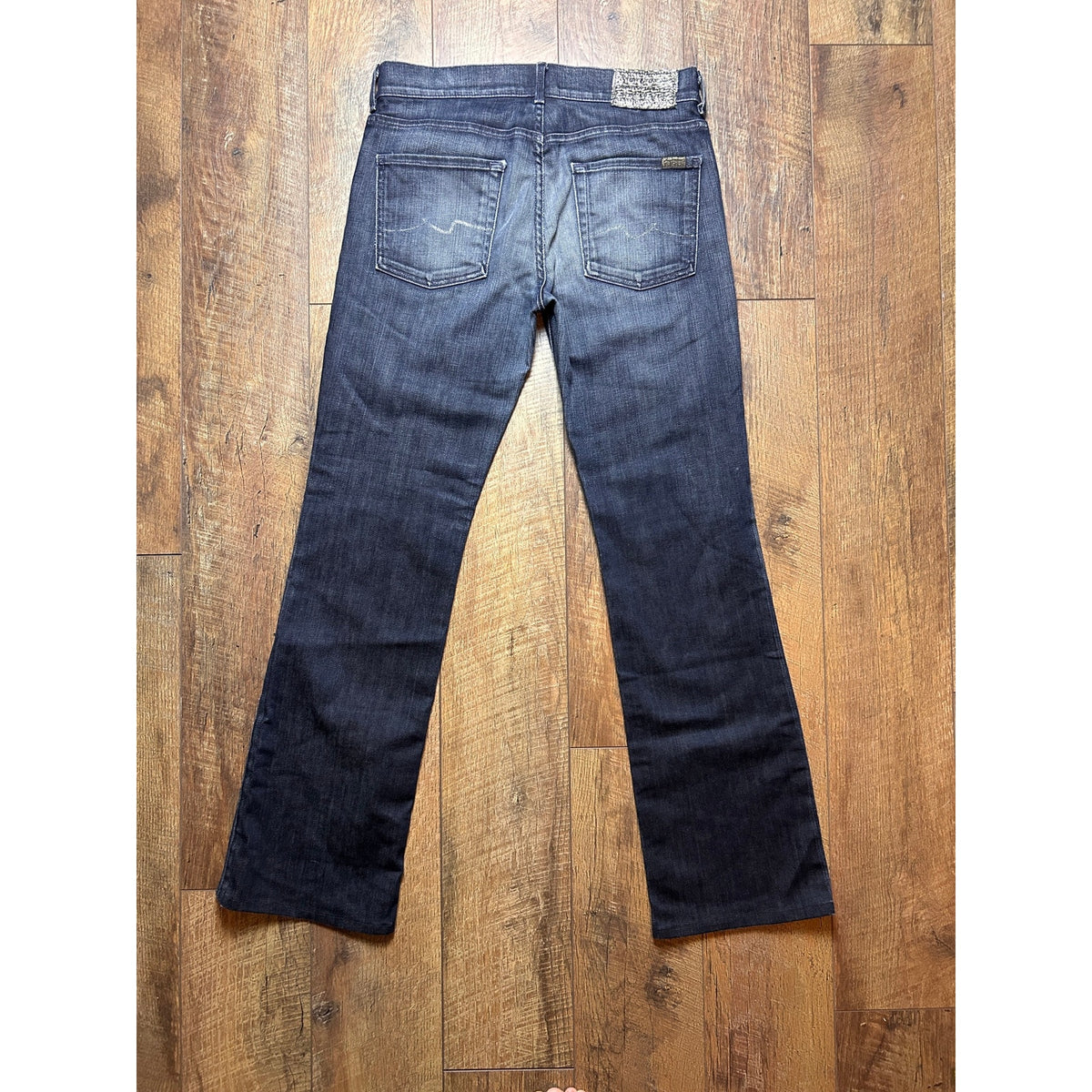 7 For All Mankind High Waist Bootcut Jeans 32x32 Style 717489 Designer Y2K Denim