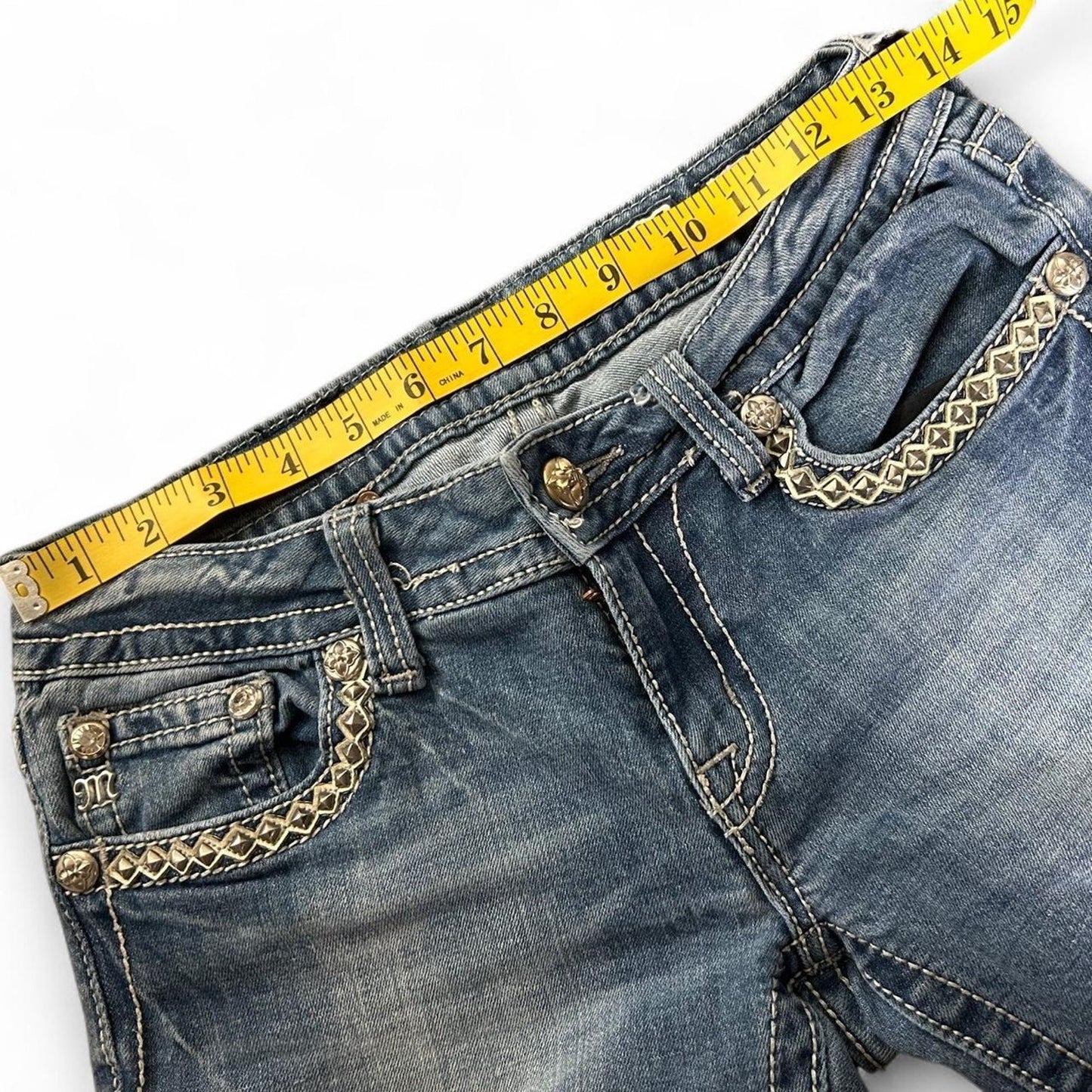 Miss me blue bootcut jeans