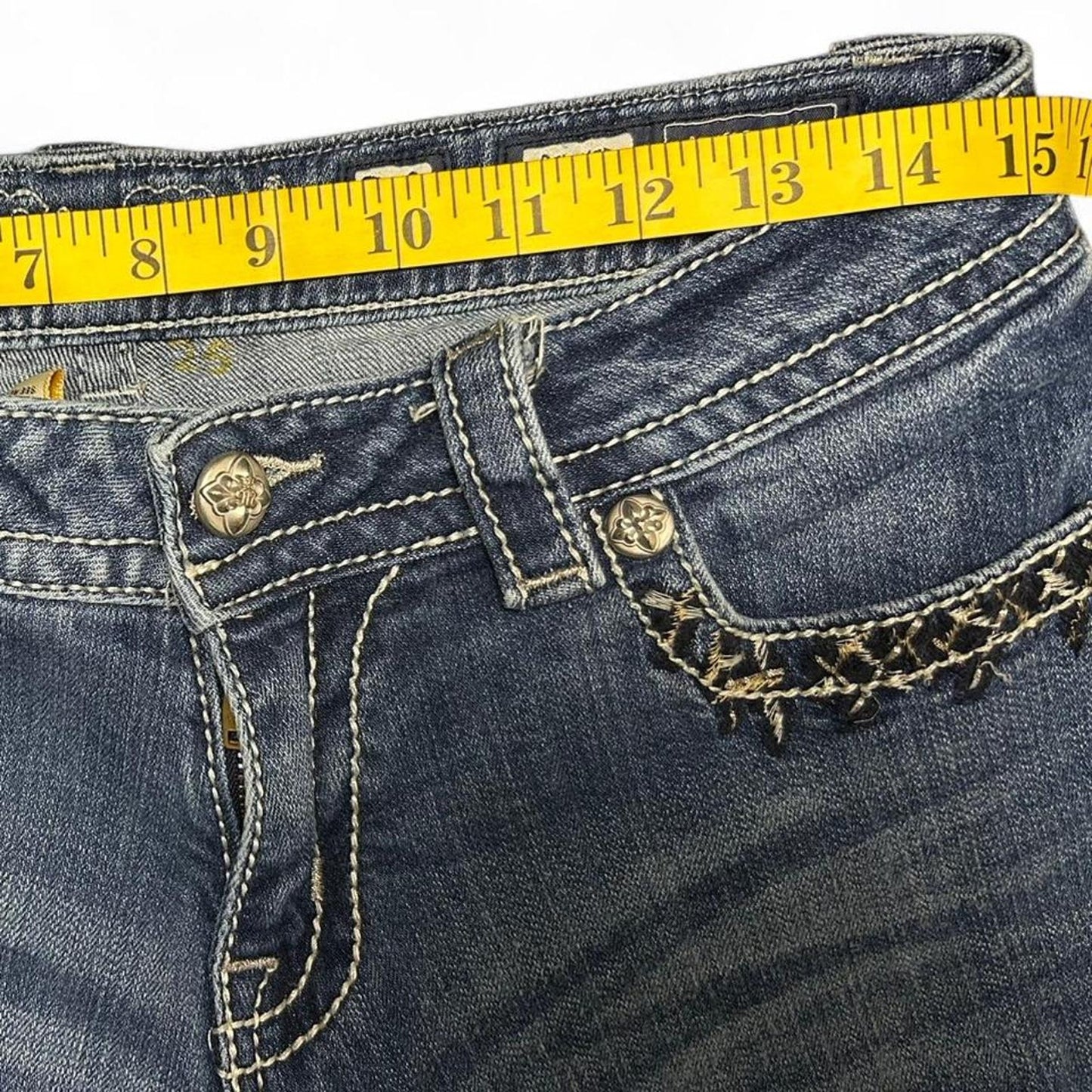 Miss me blue mid rise bootcut size 30x32