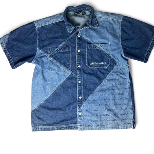 Vintage p miller patchwork denim