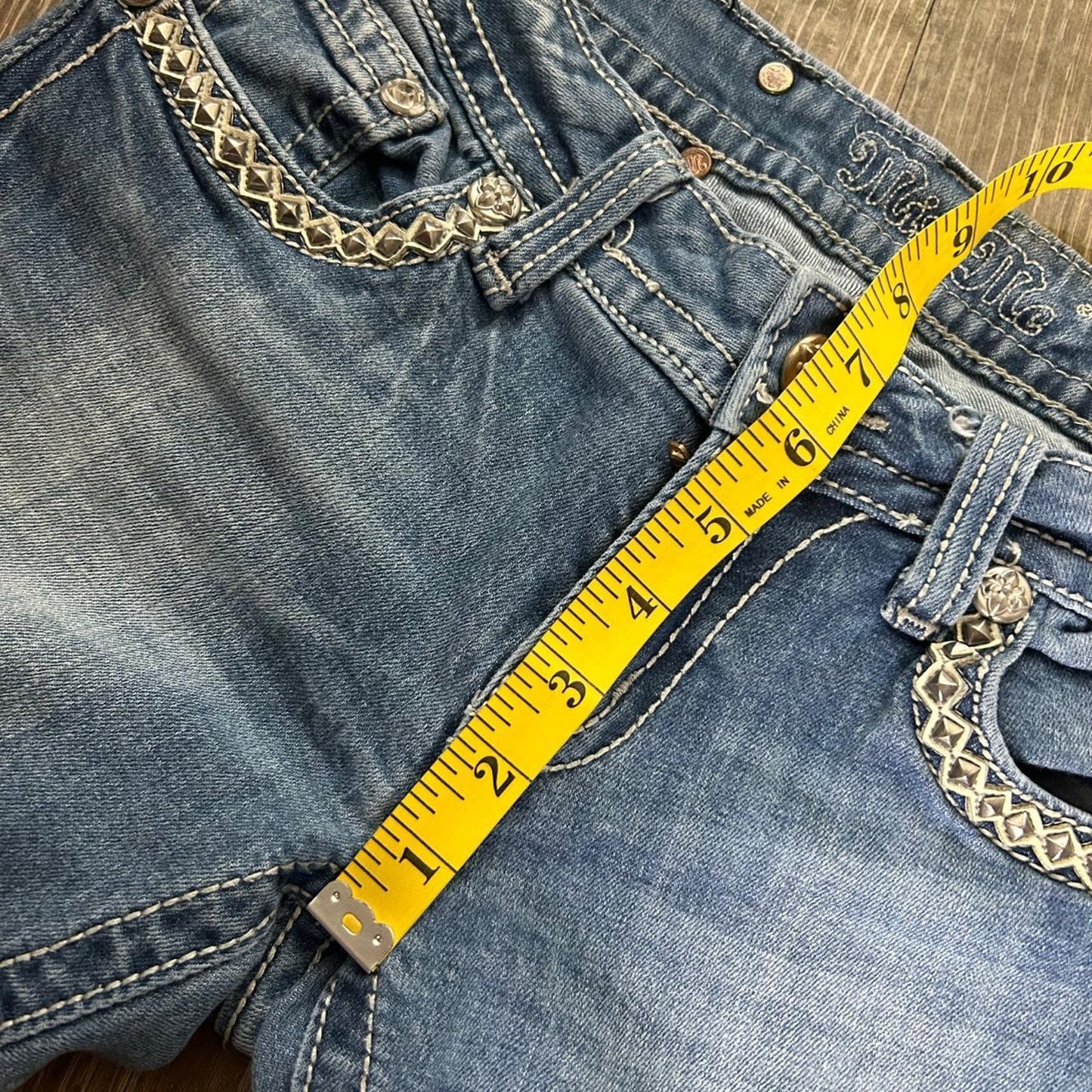 Miss me blue bootcut jeans