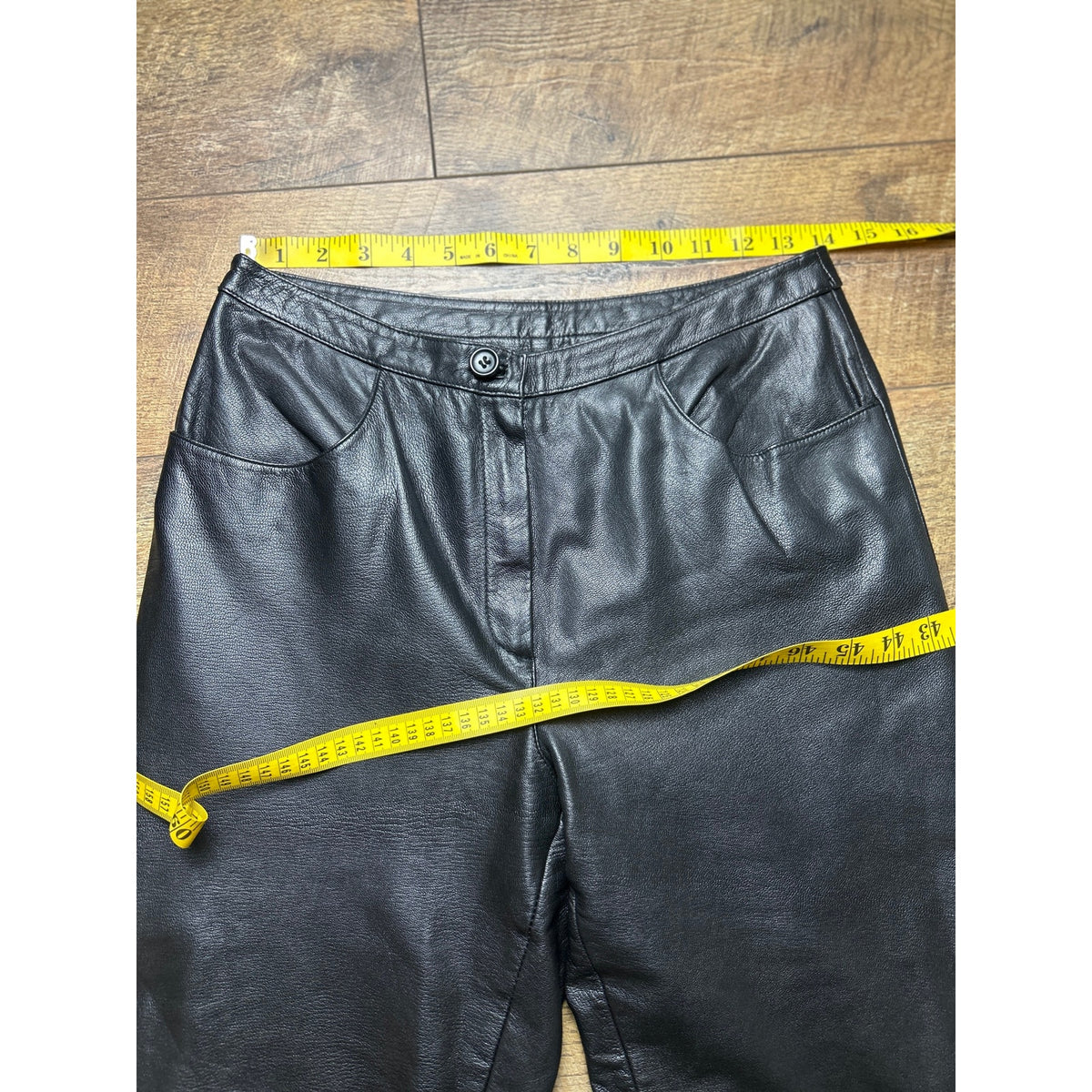 c.l.y.s. 28x25 leather pants