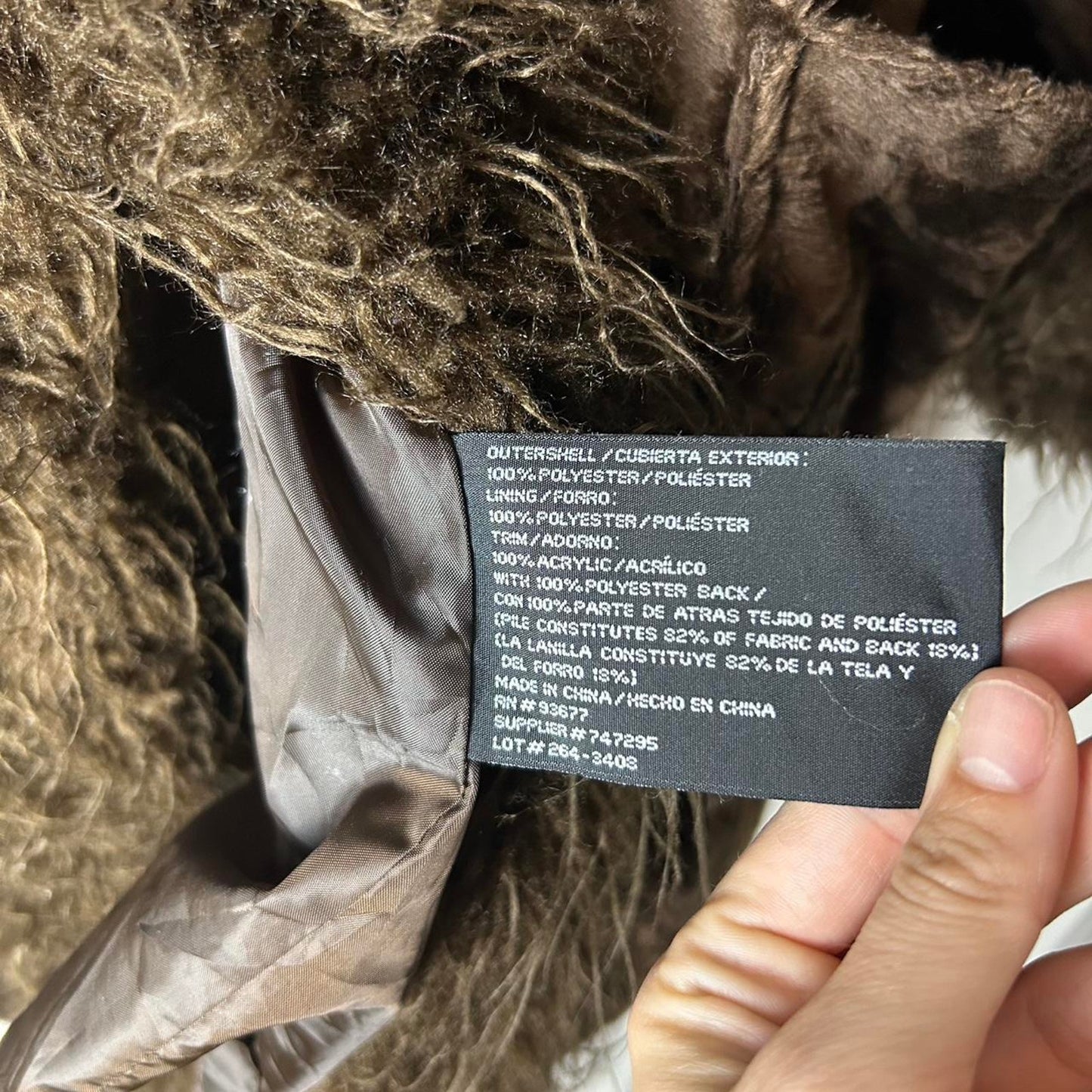 Penny lane brown faux fur