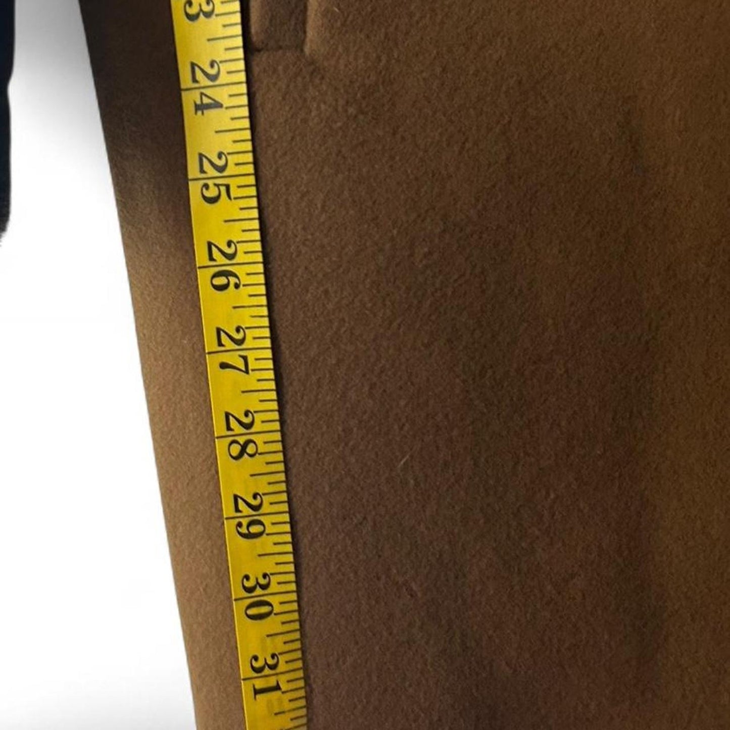 Alorna brown faux fur trim