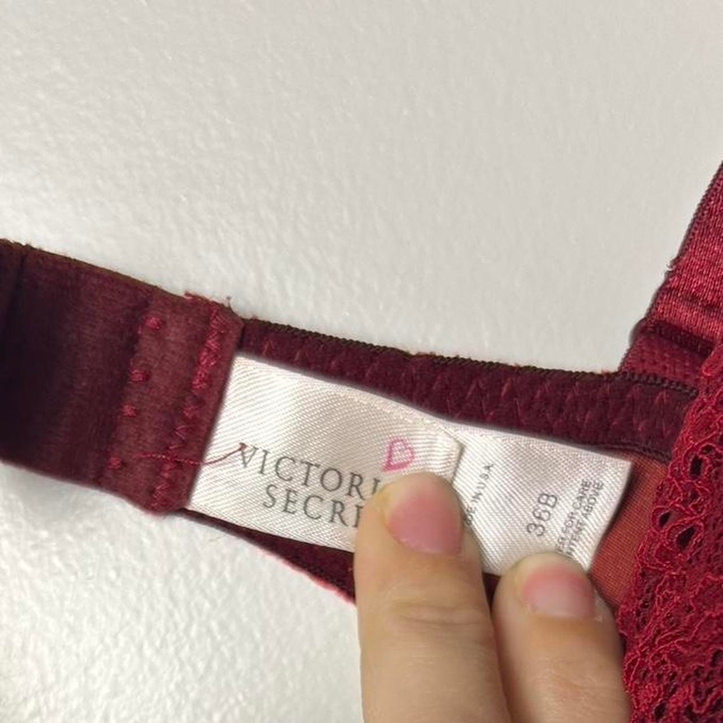 Y2k victoria secret bra red