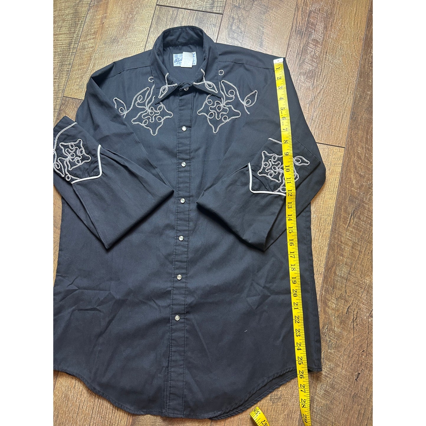 Rockmount Ranch Wear Pearl Snap Westernhemd 22 PTP Western Alt Vintage