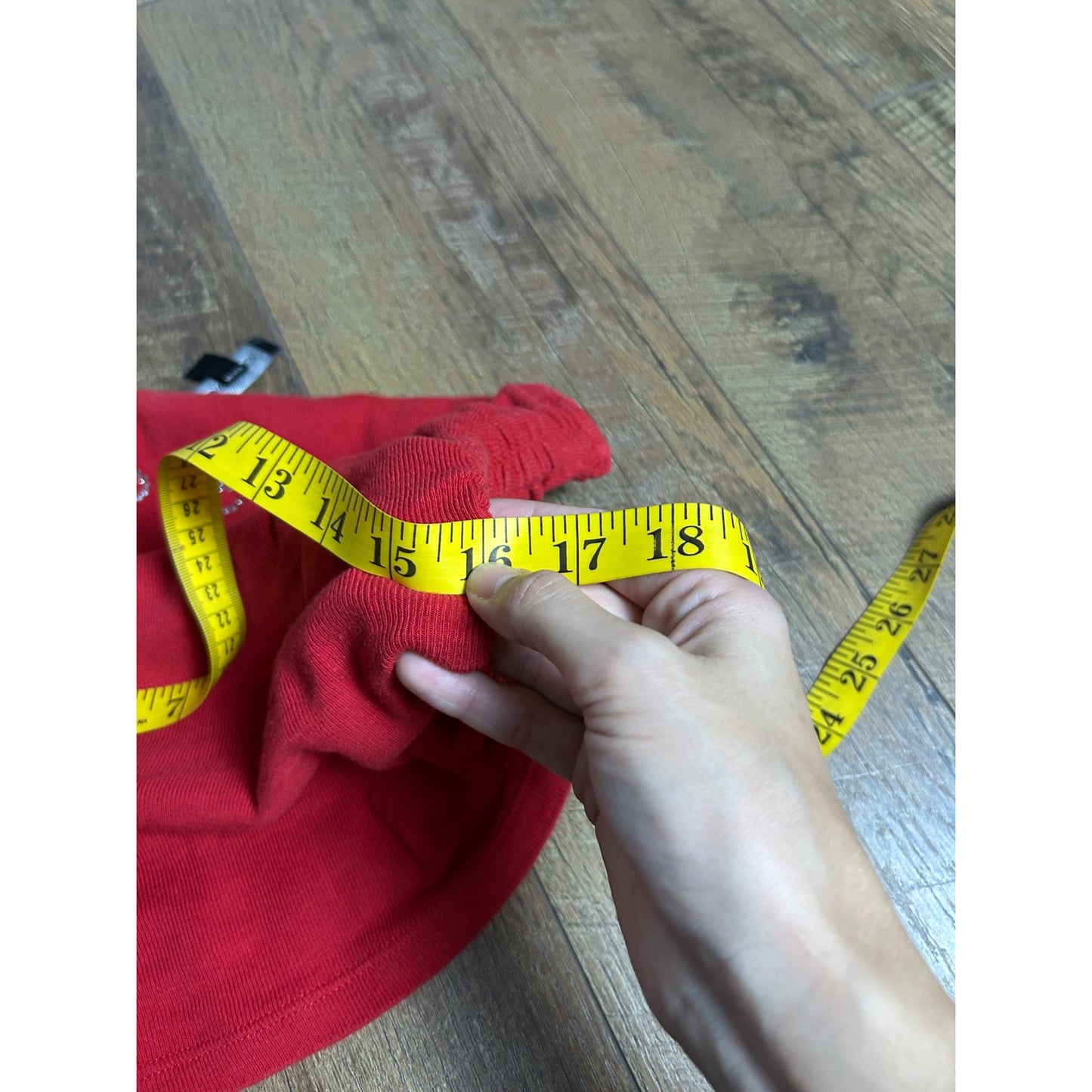 Bebe Y2K tube top red touched size s