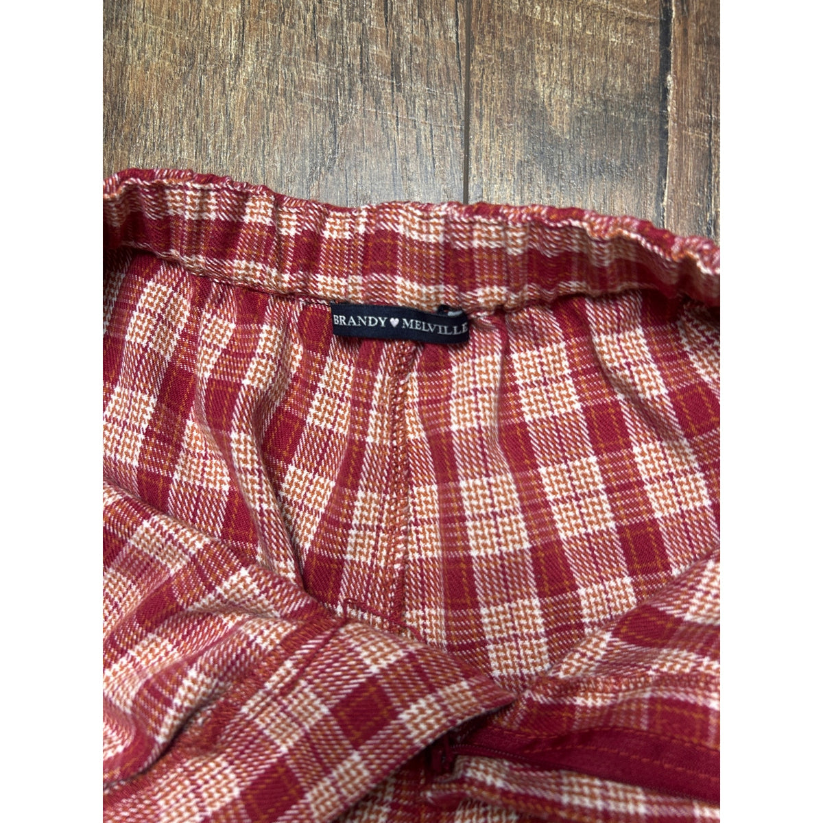 john galt brandy melville plaid wool trouser