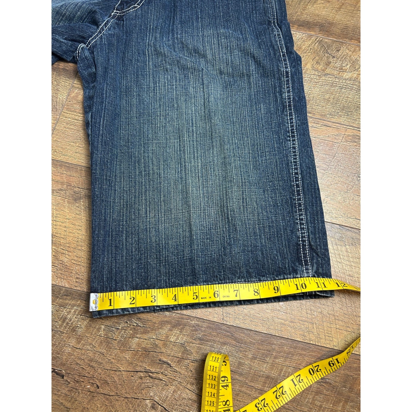 Y2K Jorts Southpole Baggy Verwaschen Medium Wash 32" x 15"