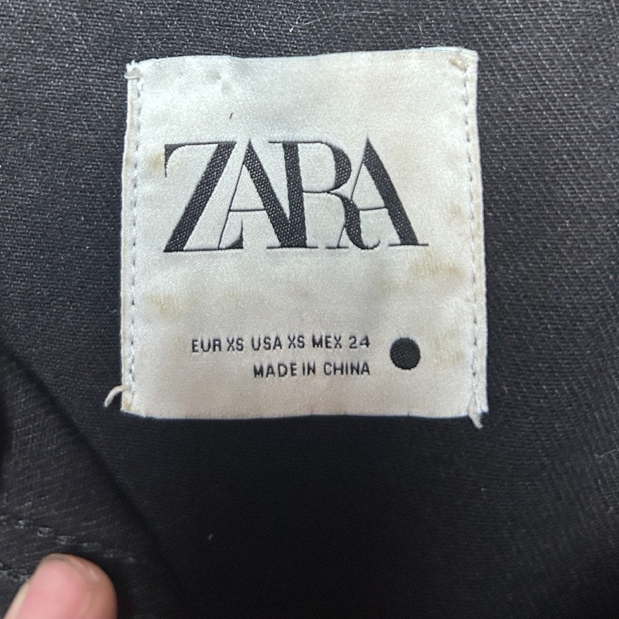 Zara Rhinestone Fringe Western Denim Oversized Jacket — Alternative Y2K