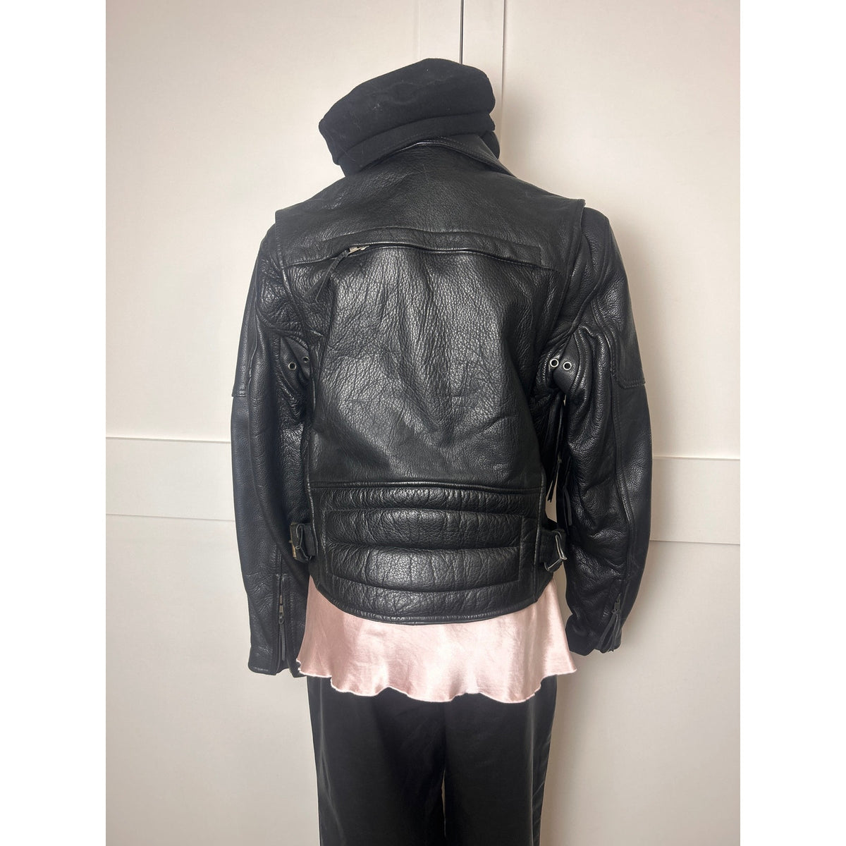 Cropped moto jacket insulated, breathable 18” ptp