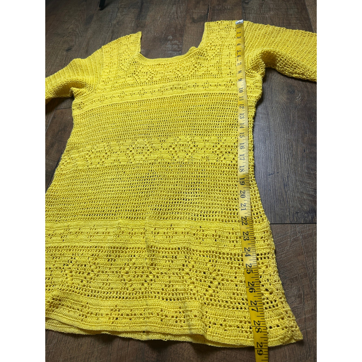 Yellow Hand Crochet Sundress