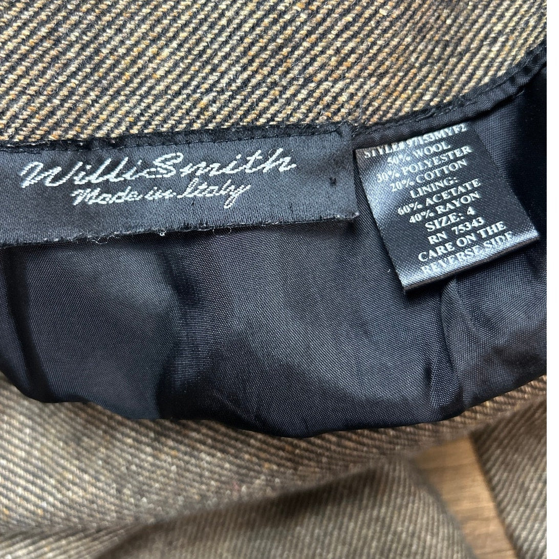 Willi smith made in Italy Y2K wool dress pant