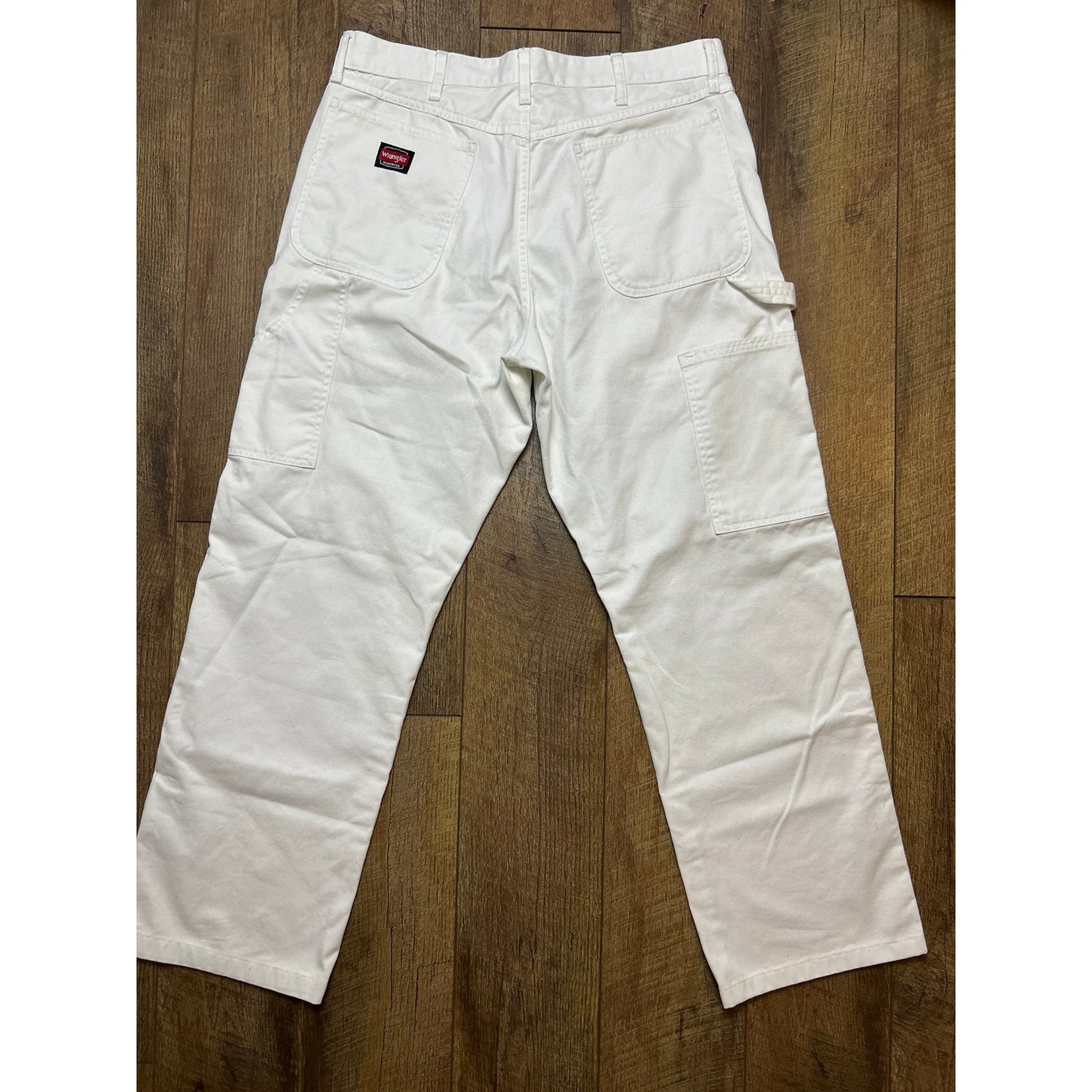 Wrangler carpenter pants white size 34x29