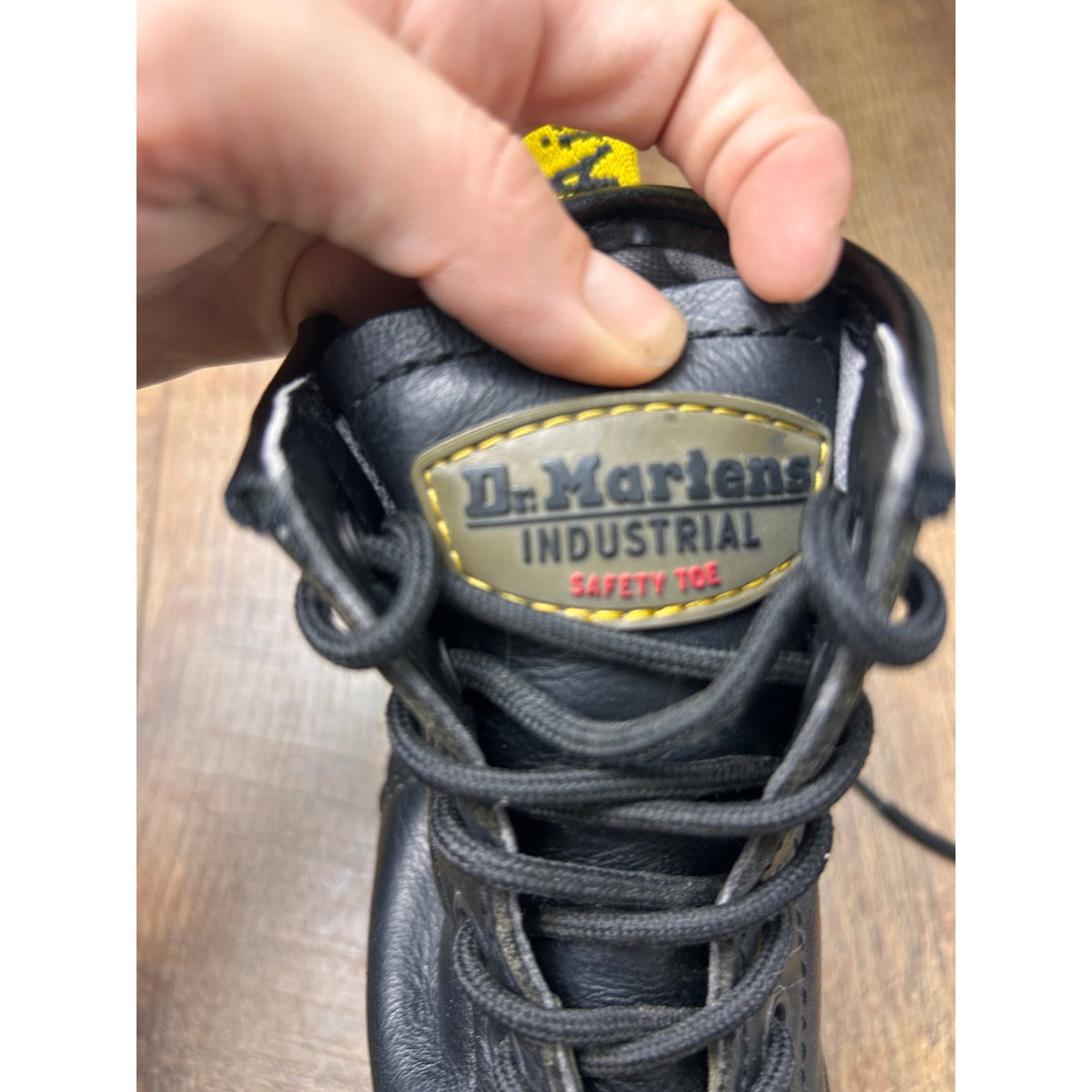 Dr. Martens Steel Toe Slip Resistant Work Boots Black UK 4 Women's US 6