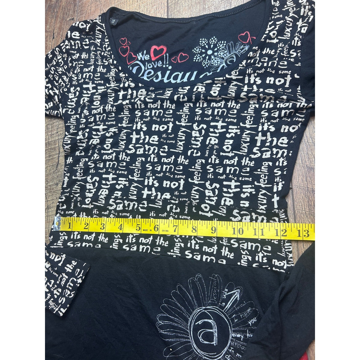 Desigual Made in Spain Y2K Long Sleeve Fit & Flare Dress Size S