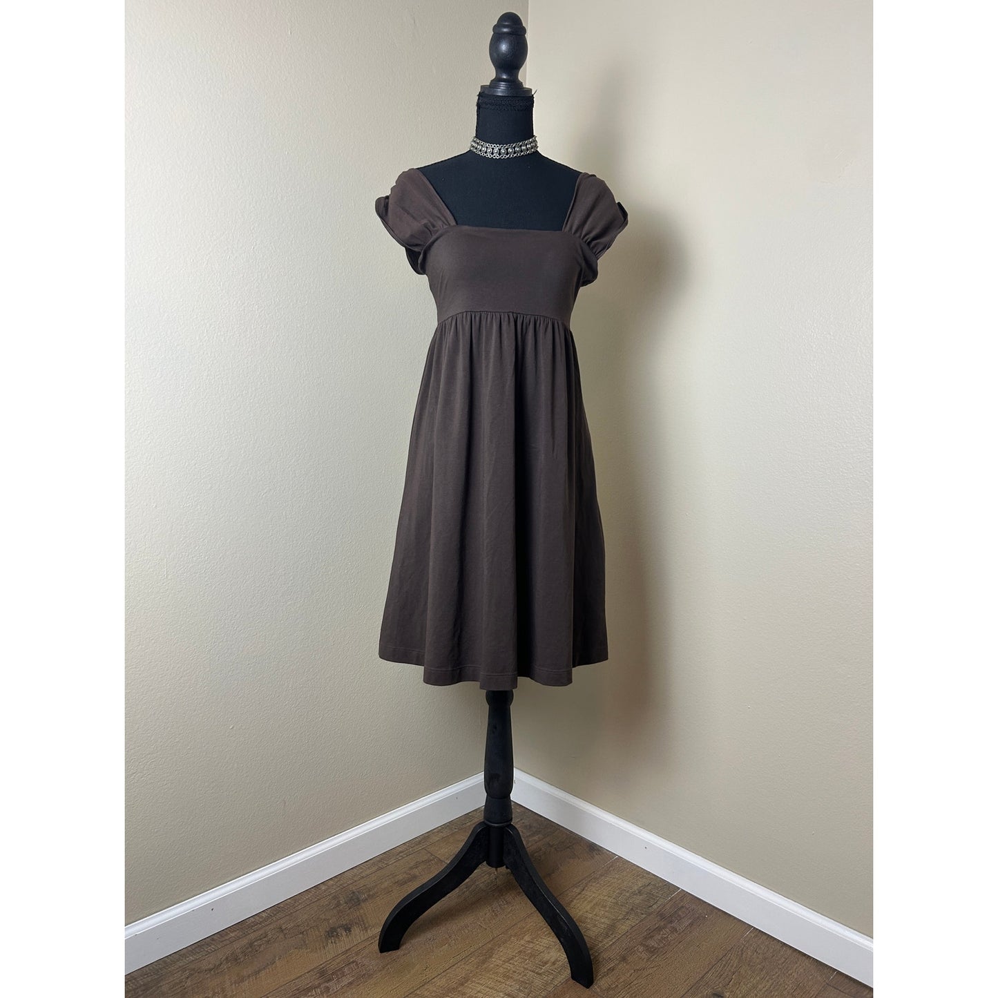 Y2K Victoria's Secret Schokobrauner BH-Top Mini-Kleid VS Bombshell Bodycon