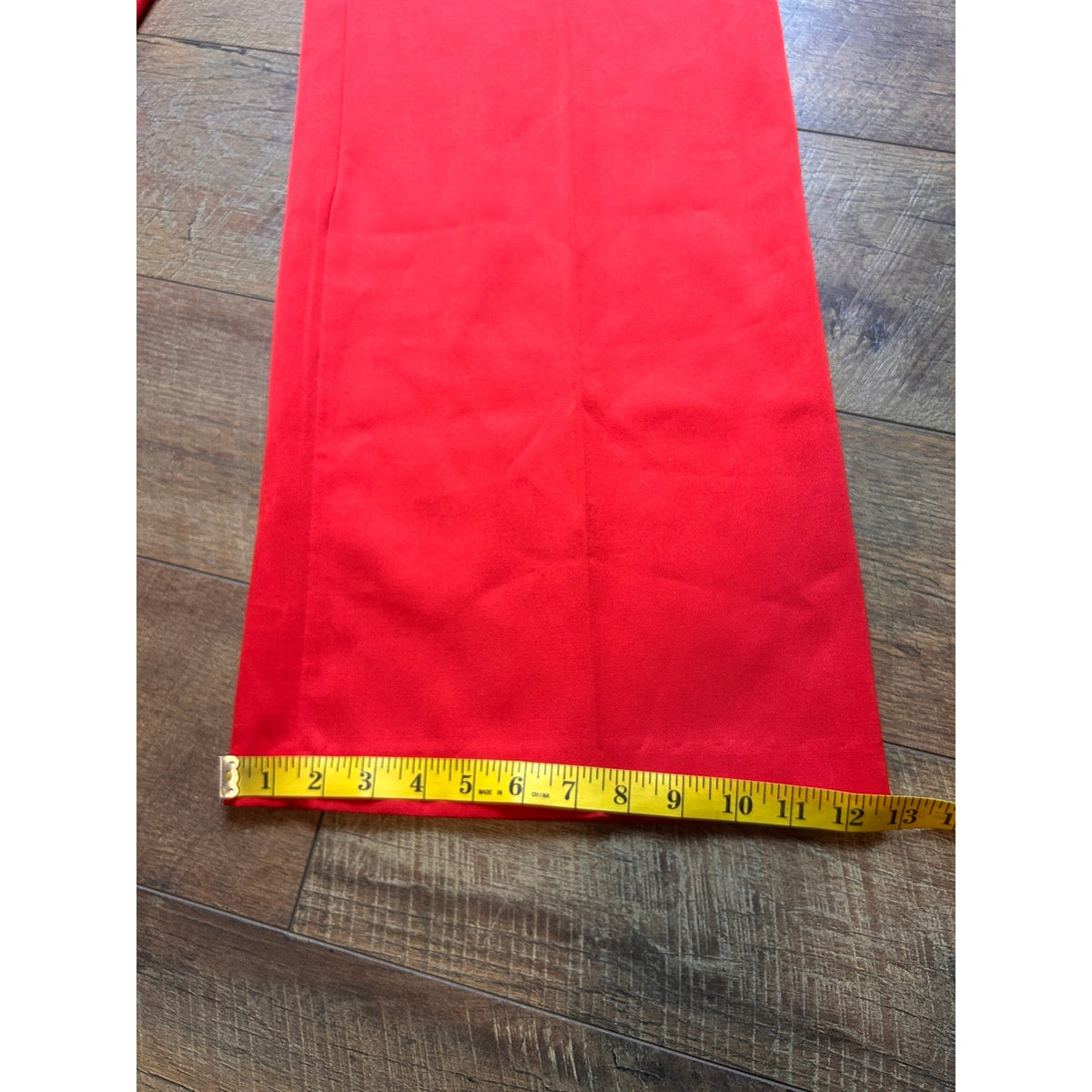 Vintage 70s Fritzi Red Orange Bell Bottom Pants Flare 26x32