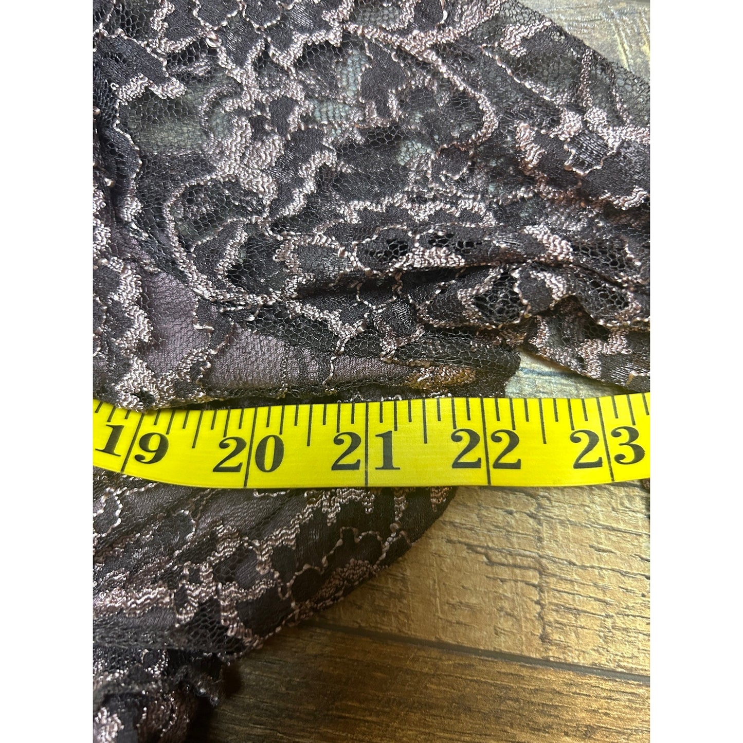 Y2K fairy core beaded lace babydoll butterfly top size medium Karen Kane