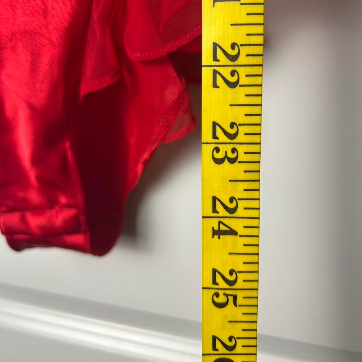 Victoria secret gold label red teddy