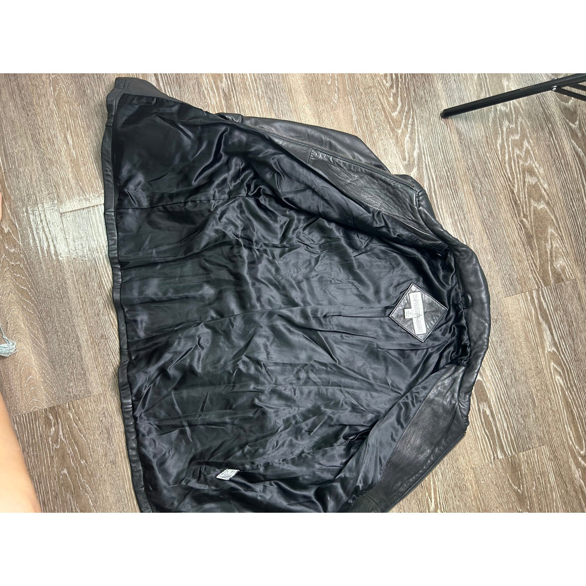 valerie stephens petites new zealand lambskin leather jacket size m