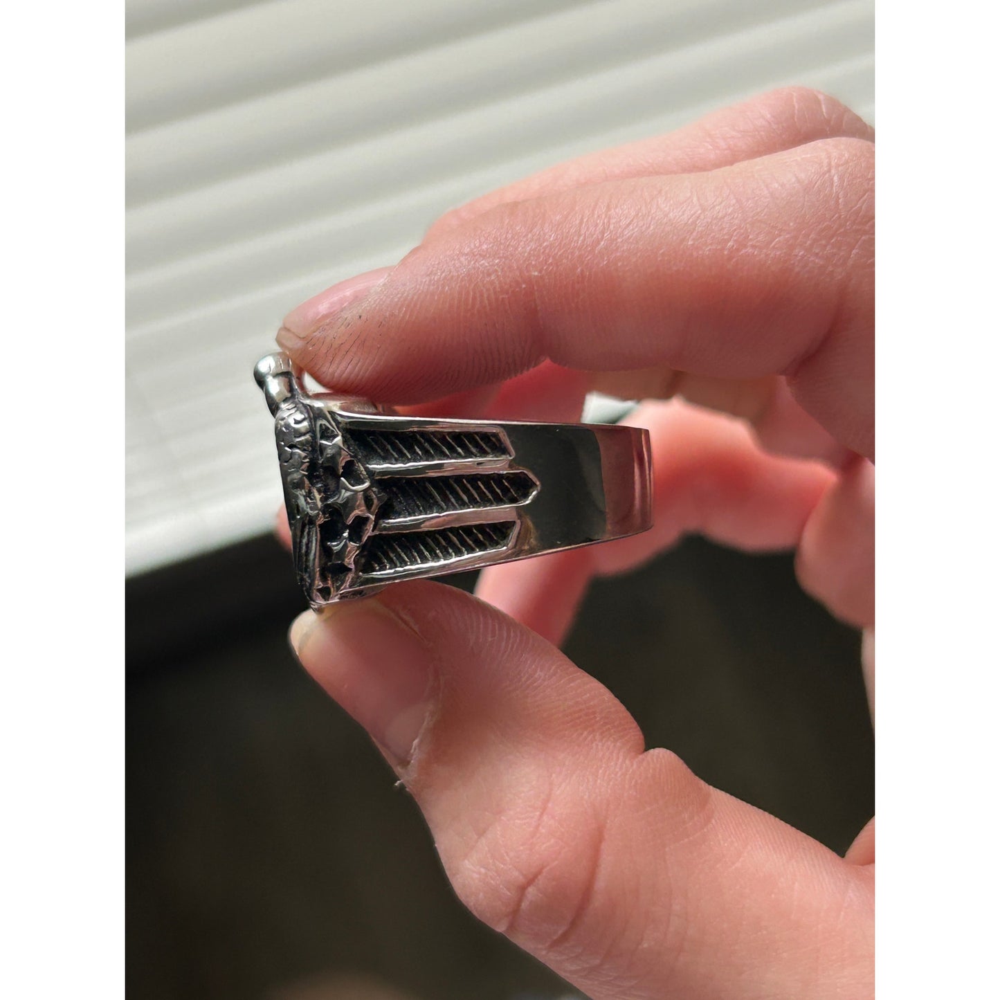 Harley Davidson Eagle Frame Biker Ring