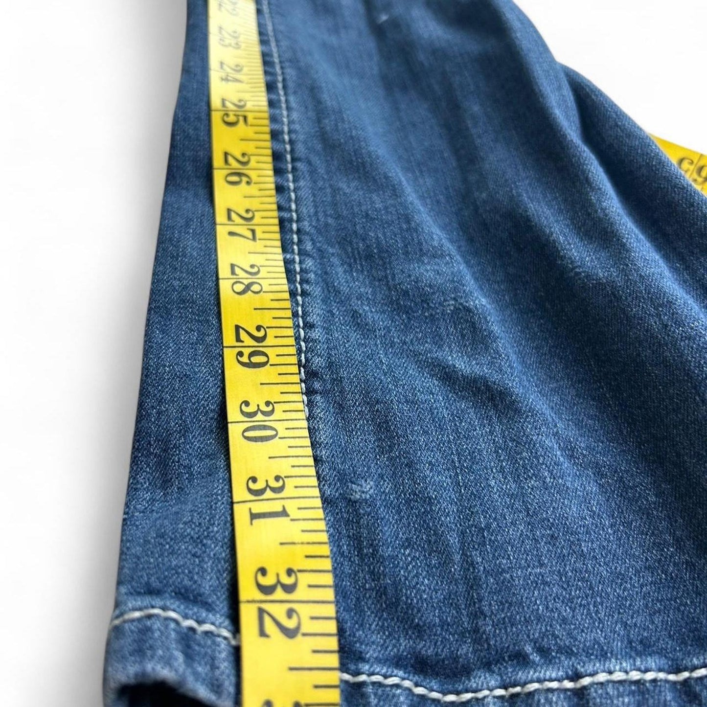 Miss me size 28x33 blue low rise bootcut