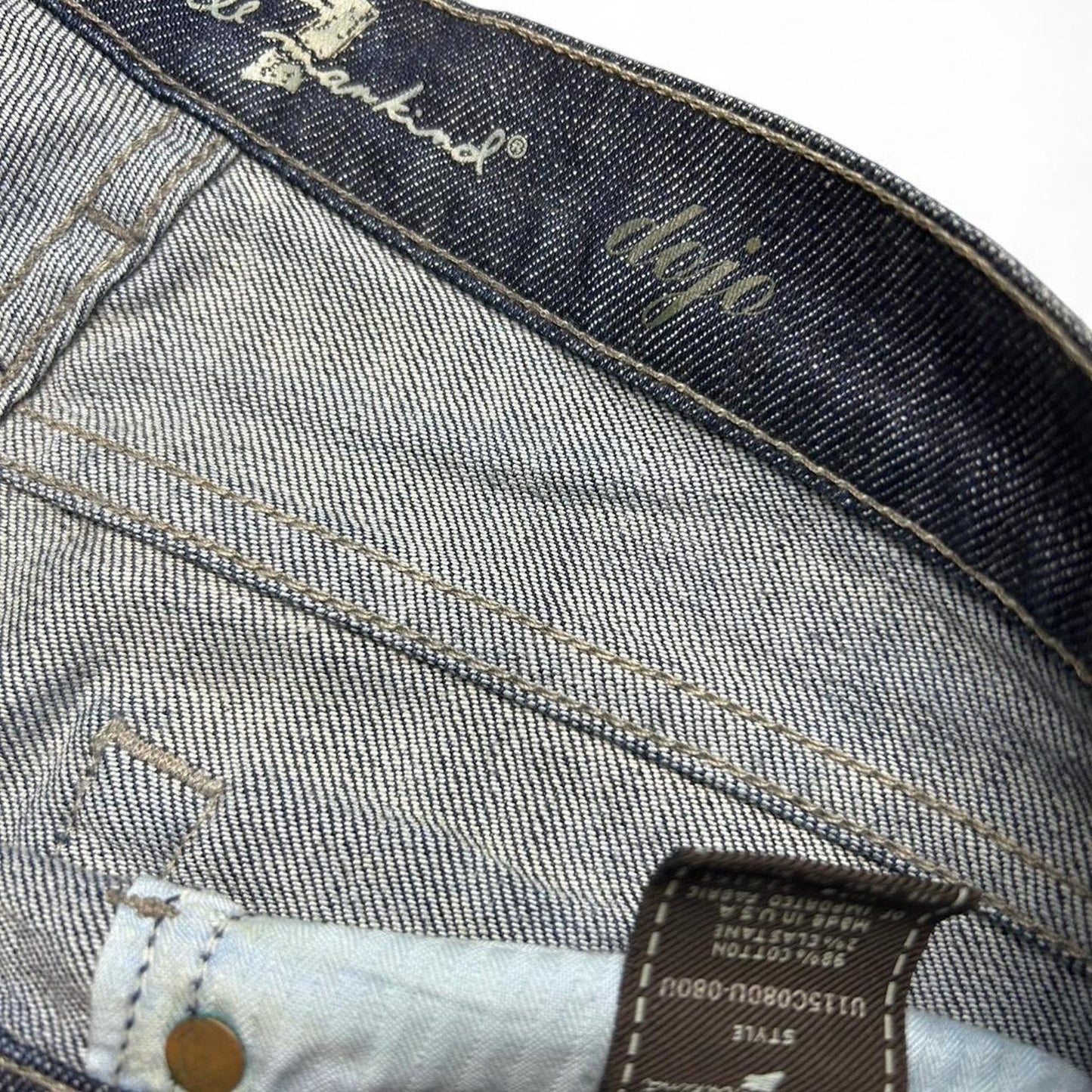 ✨ 7 For All Mankind Dojo Jeans 30x27 Faded Wash Wide Flare
