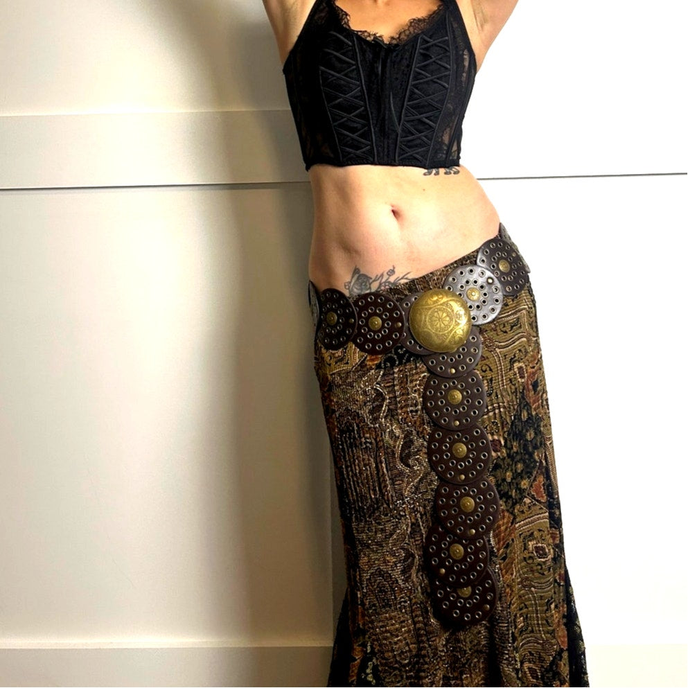 dark whimsy maxi skirt