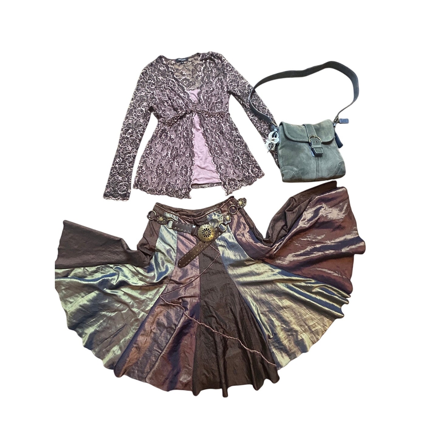 Y2K euro patchwork, full skirt maxi
Vankclee made in France