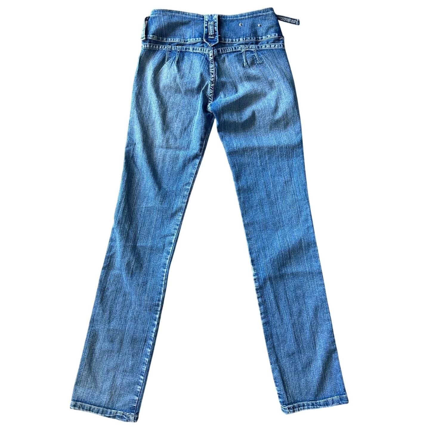 Y2K Low-Rise Bestickte brasilianische Bareback Flare Jeans 26/32