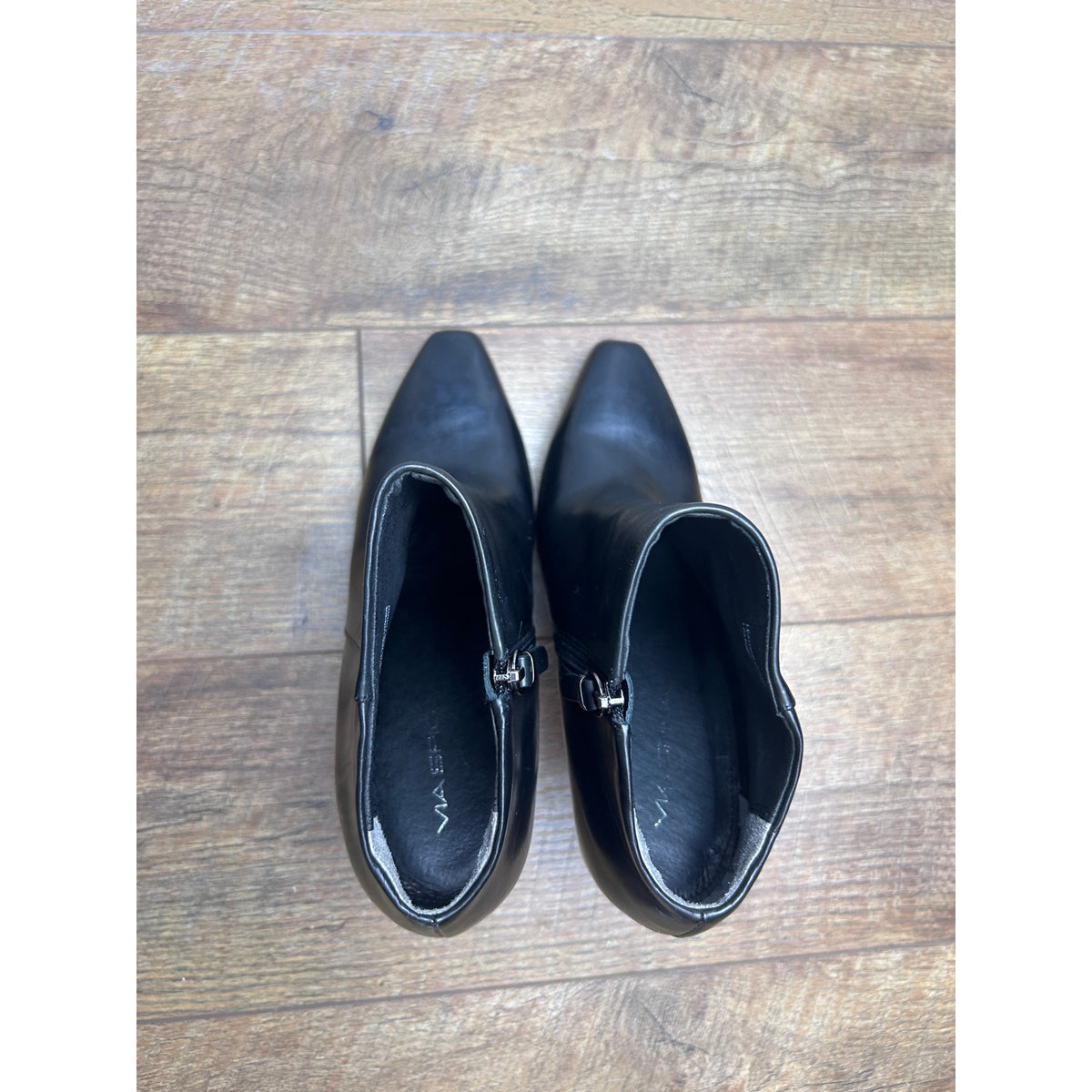 Vintage Via Spiga Stellito Boots Made in Italy Leather Designer 8.5M