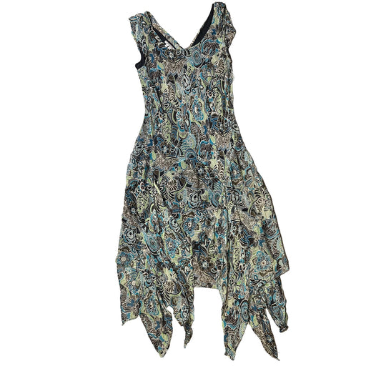 Vintage i.c.e. Beaded Silk Asymmetrical Fairy Dress Size 6