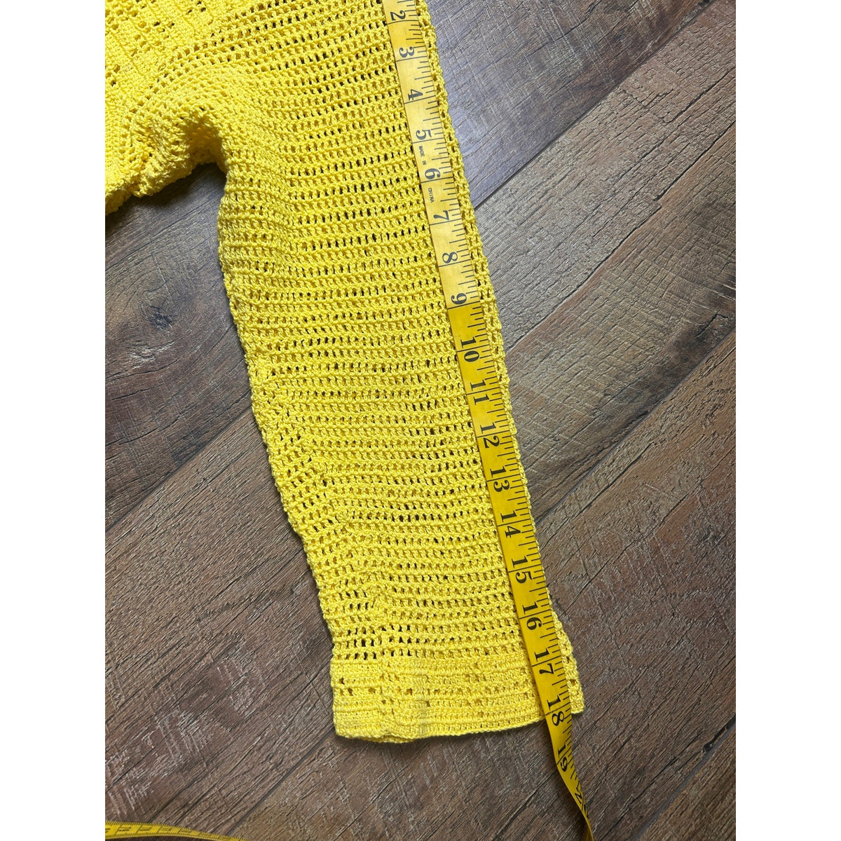 Yellow Hand Crochet Sundress