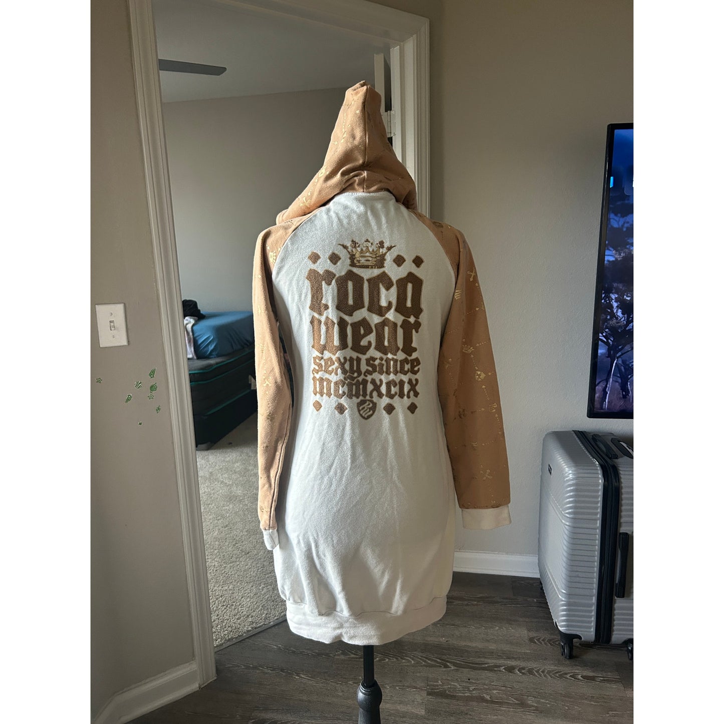 Y2K Rocawear Hoodie Dress XL Sexy Since MCMXCIX Streetwear Mini