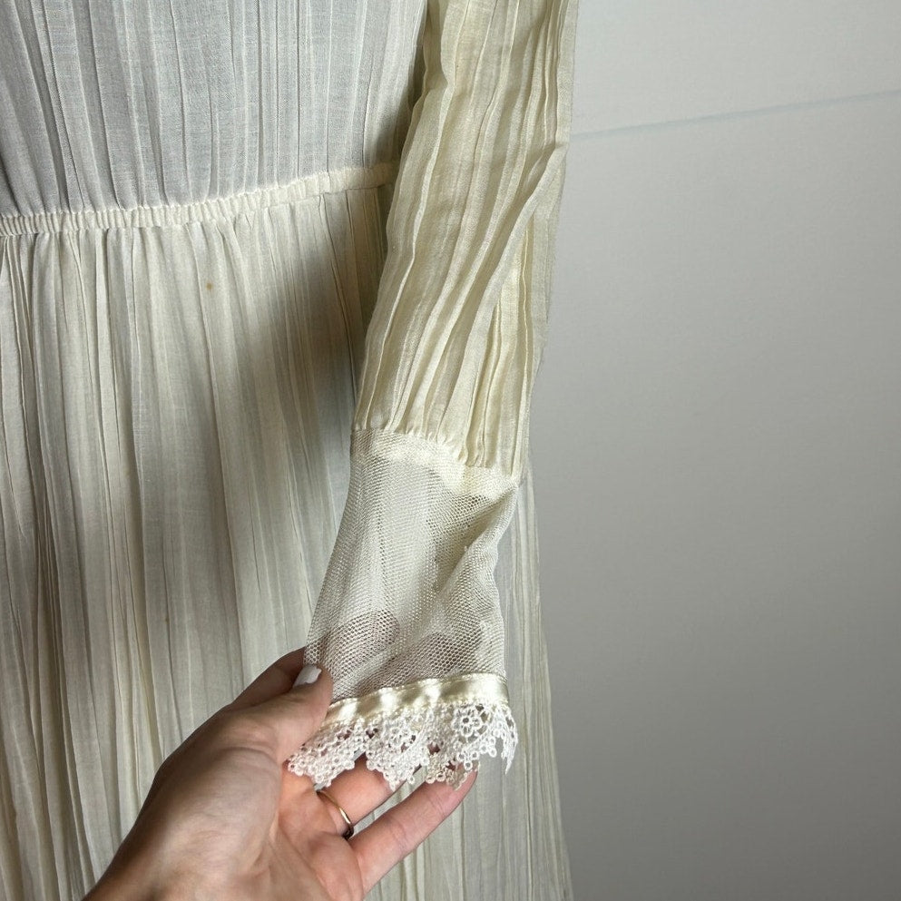Vintage 1980s Gunne Sax by Jessica McClintock Prairie Wedding Dress – Edwardian
