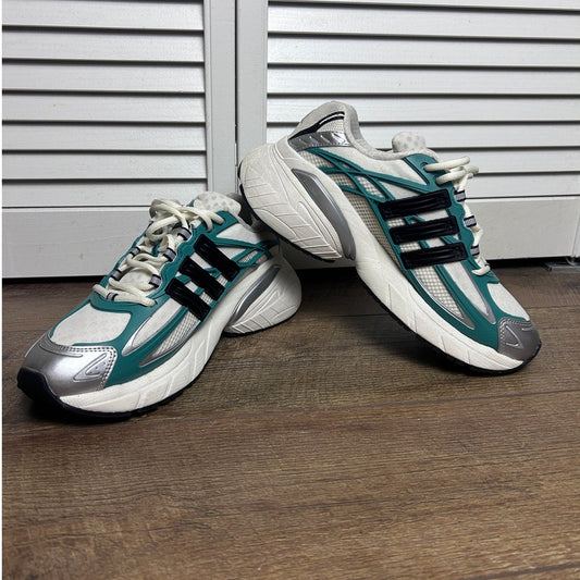 Adidas Adistar XLG 2.0 Teal Cream Black Silver Chunky Y2K Sneakers Men's 8.5