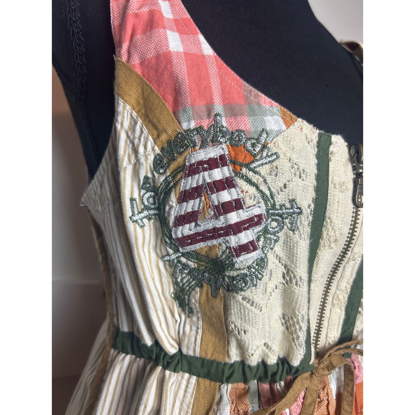 desigual garden fairy patchwork euro dress size 40