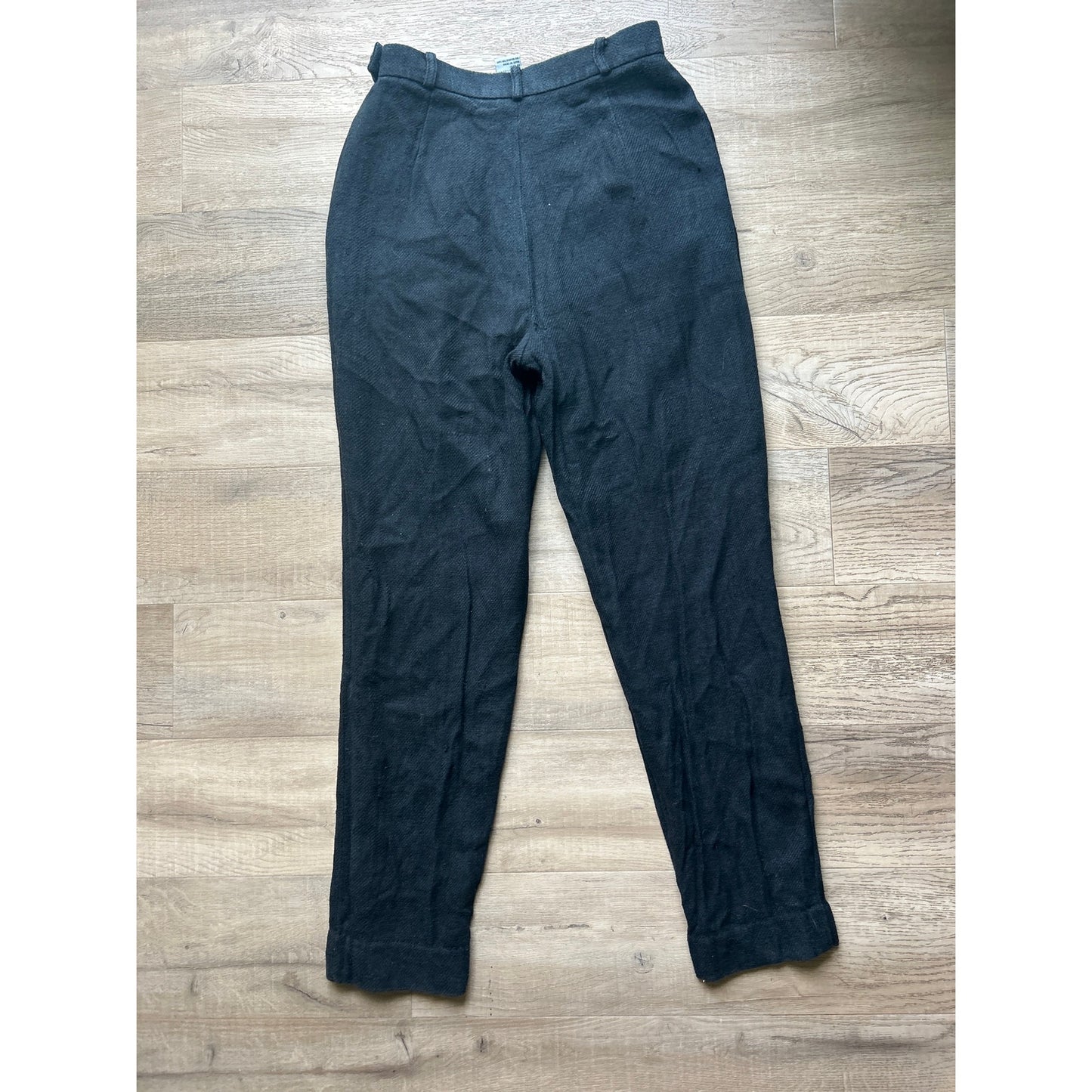 vintage carlisle silk pleated trouser size 6