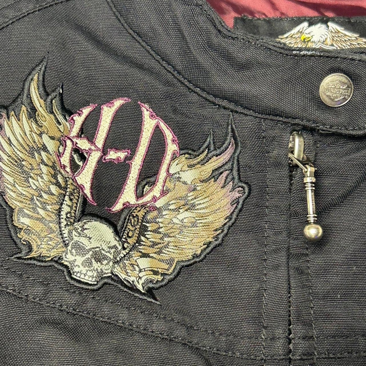 Black harley davidson jacket